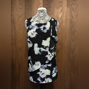 Apt 9 Black Floral Sleeveless Top